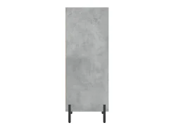 Aparador de madera de ingeniería gris hormigón 34,5x32,5x90 cm ES28548