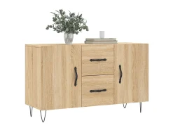 Aparador de madera de ingeniería roble Sonoma 100x36x60 cm ES51015