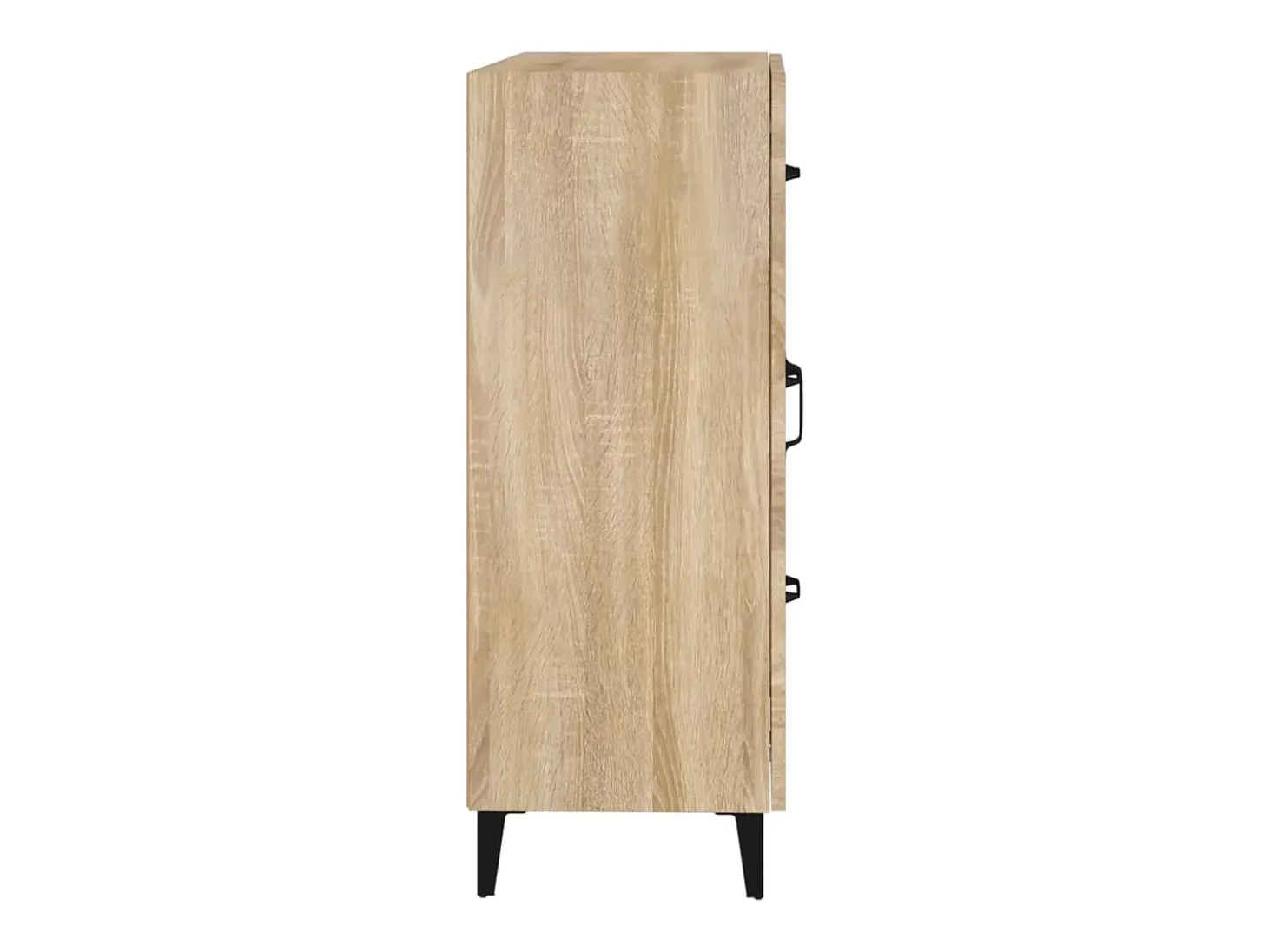 Aparador de madera de ingeniería roble Sonoma 69,5x34x90 cm