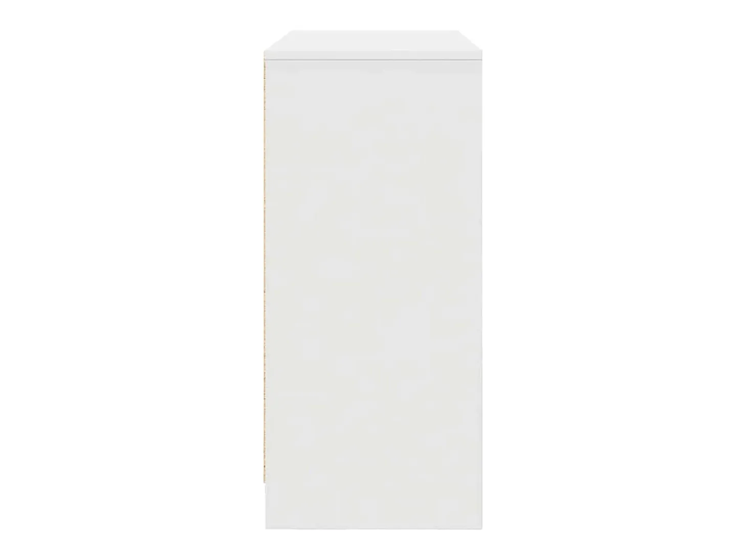 Aparador de madera de ingeniería blanco 85x34x76 cm