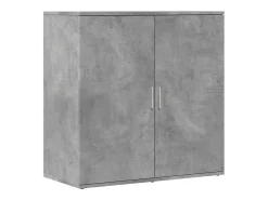 Aparador de madera de ingeniería gris hormigón 79x38x80 cm ES242408