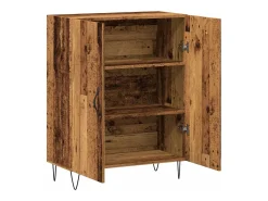 Aparador de madera de ingeniería envejecida 69,5x34x90 cm