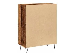 Aparador de madera de ingeniería envejecida 69,5x34x90 cm