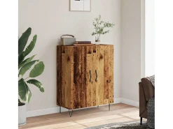 Aparador de madera de ingeniería envejecida 69,5x34x90 cm