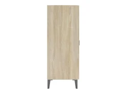 Aparador de madera de ingeniería roble Sonoma 69,5x34x90 cm