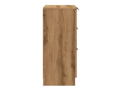 Aparador de madera de ingeniería roble artisan 60x30x70 cm