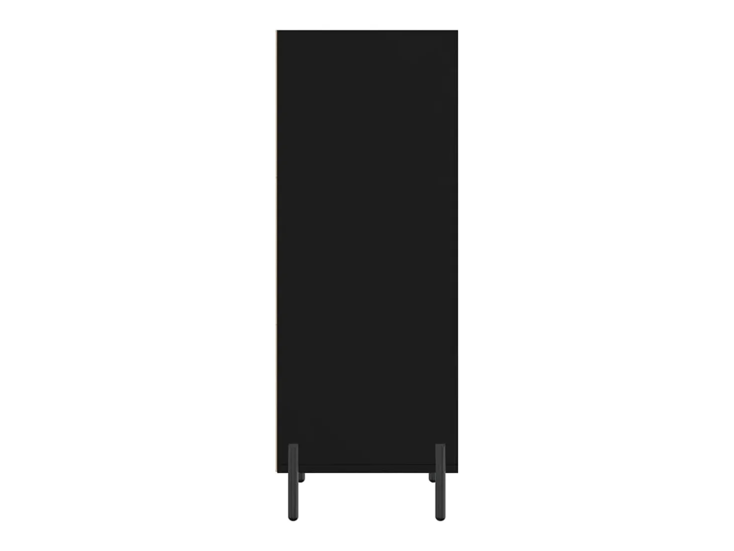 Aparador de madera de ingeniería negro 34,5x32,5x90 cm