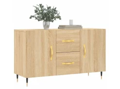 Aparador de madera de ingeniería roble Sonoma 100x36x60 cm ES84211