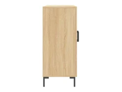 Aparador de madera de ingeniería roble Sonoma 90x34x80 cm