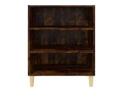 Aparador de madera de ingeniería roble ahumado 57x35x70 cm