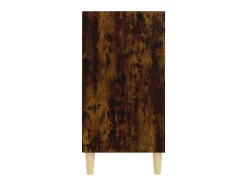 Aparador de madera de ingeniería roble ahumado 57x35x70 cm