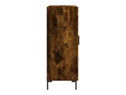 Aparador de madera de ingeniería roble ahumado 69,5x34x90 cm