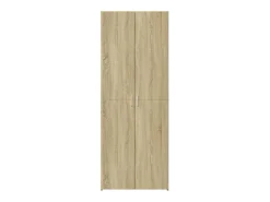 Aparador de madera de ingeniería roble Sonoma 80x42,5x185 cm