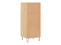 Aparador de madera de ingeniería roble Sonoma 34,5x32,5x90 cm