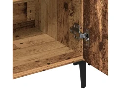Aparador de madera de ingeniería envejecida 100x36x60 cm