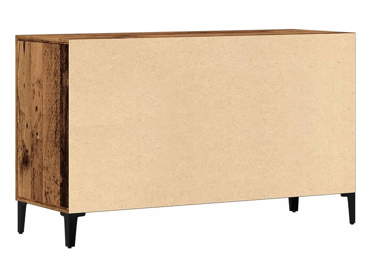Aparador de madera de ingeniería envejecida 100x36x60 cm