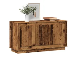 Aparador de madera de ingeniería envejecida 102x35x55 cm