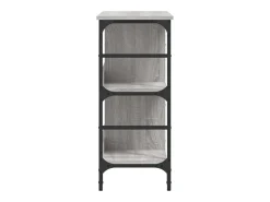Aparador de madera de ingeniería gris Sonoma 102x32x73,5 cm