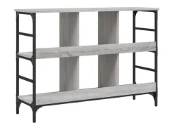 Aparador de madera de ingeniería gris Sonoma 102x32x73,5 cm