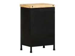 Aparador de madera de mango rugosa 47x35x76 cm