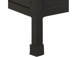 Aparador de madera de mango rugosa 47x35x76 cm