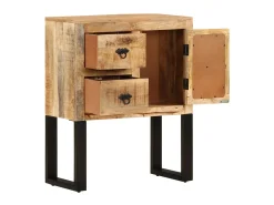 Aparador de madera de mango maciza 60x30x76 cm ES68292