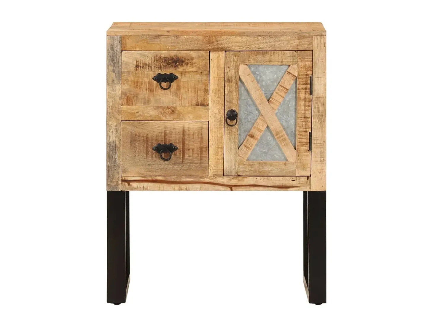 Aparador de madera de mango maciza 60x30x76 cm ES68292