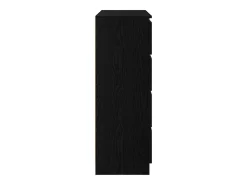 Aparador de madera de roble negro 100x35x99 cm