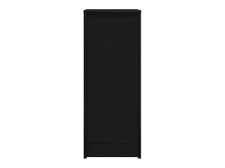 Aparador de madera de roble negro 29,5x34x76 cm