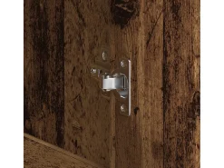 Aparador de madera envejecida 120x41x75 cm en madera de ingeniería