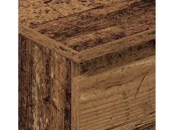 Aparador de madera ingeniería madera envejecida 60x35x98,5cm