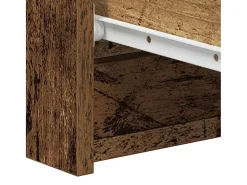 Aparador de madera ingeniería madera envejecida 60x35x98,5cm