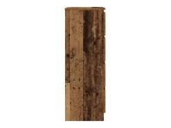 Aparador de madera ingeniería madera envejecida 60x35x98,5cm