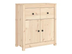 Aparador de madera maciza de pino 70x35x80 cm