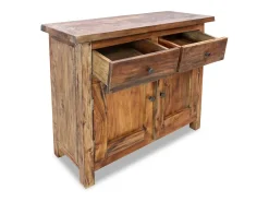 Aparador de madera maciza reciclada 75x30x65 cm