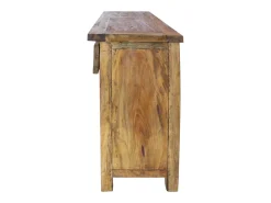 Aparador de madera maciza reciclada 75x30x65 cm