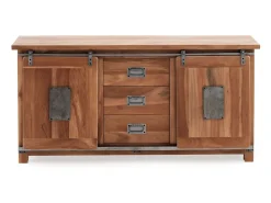 Aparador de madera maciza de acacia reciclada