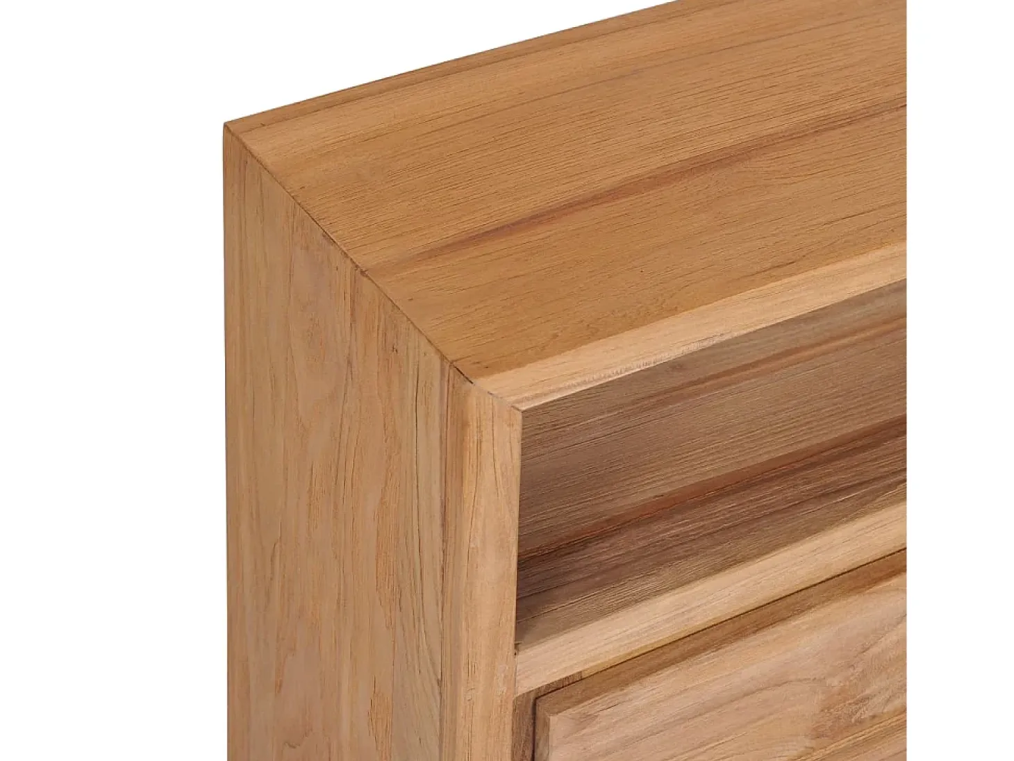 Aparador de madera maciza de teca 80x30x60 cm