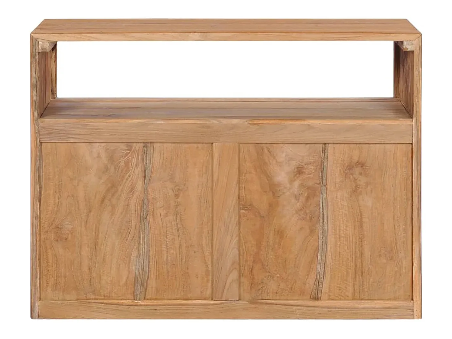 Aparador de madera maciza de teca 80x30x60 cm