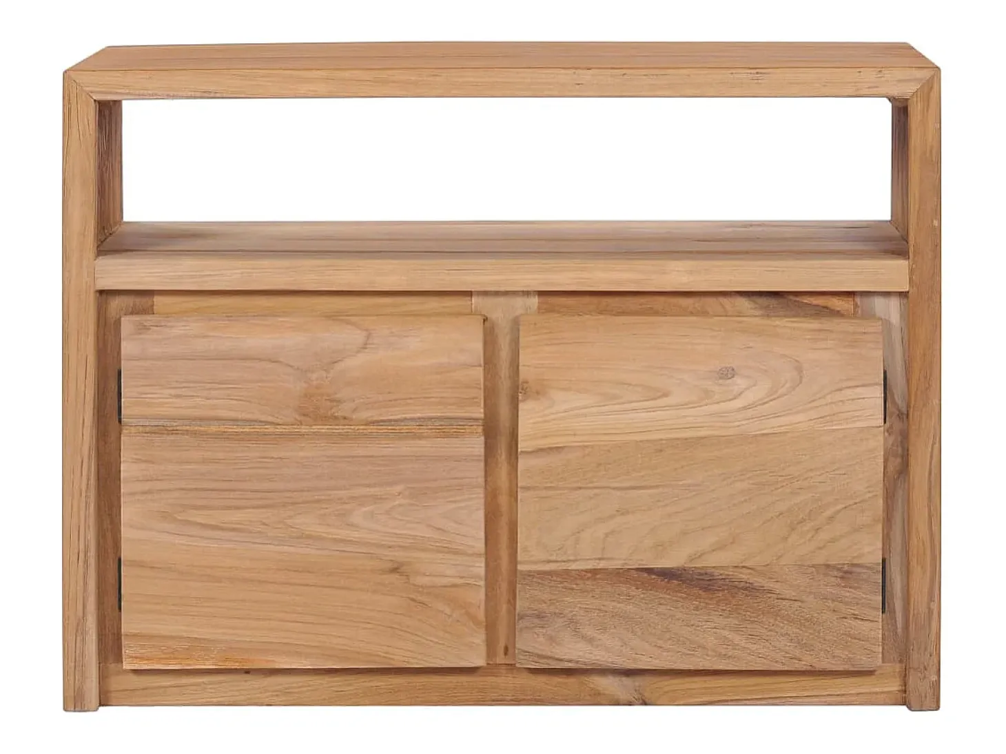 Aparador de madera maciza de teca 80x30x60 cm