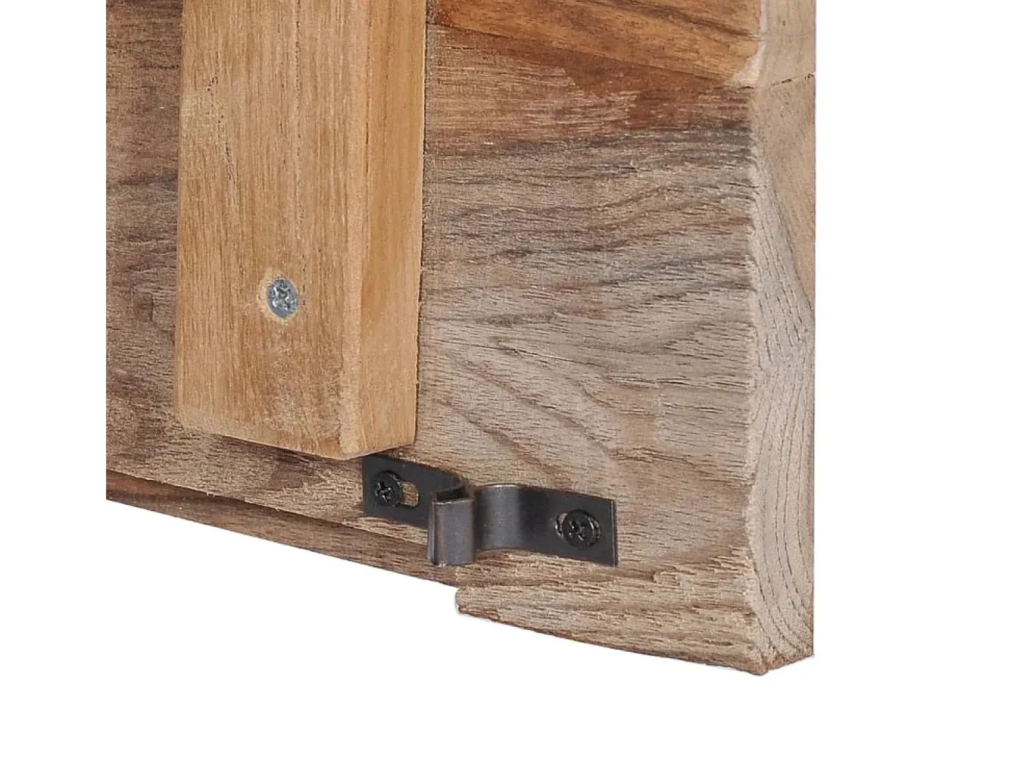 Aparador de madera maciza de teca 80x30x60 cm