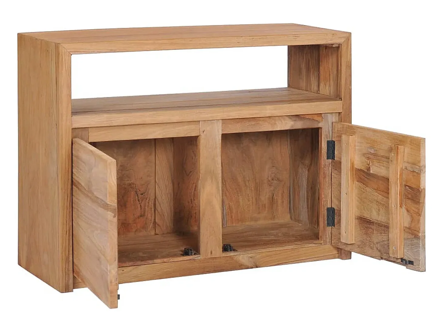 Aparador de madera maciza de teca 80x30x60 cm