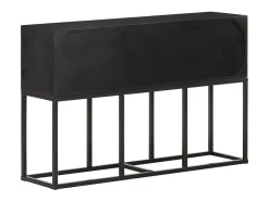 Aparador de madera maciza de mango 115x30x76 cm