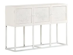 Aparador de madera maciza de mango 115x30x76 cm