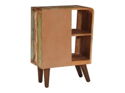 Aparador de madera maciza reciclada 55x30x80 cm