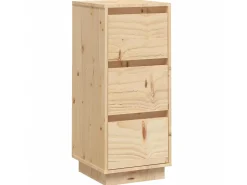 Aparador de madera maciza de pino 32x34x75 cm ES10462