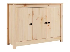 Aparador de madera maciza de pino 110x35x74 cm