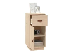 Aparador de madera maciza de pino 34x40x75 cm ES170364