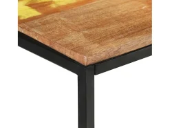 Aparador de madera maciza reciclada 150x30x75 cm