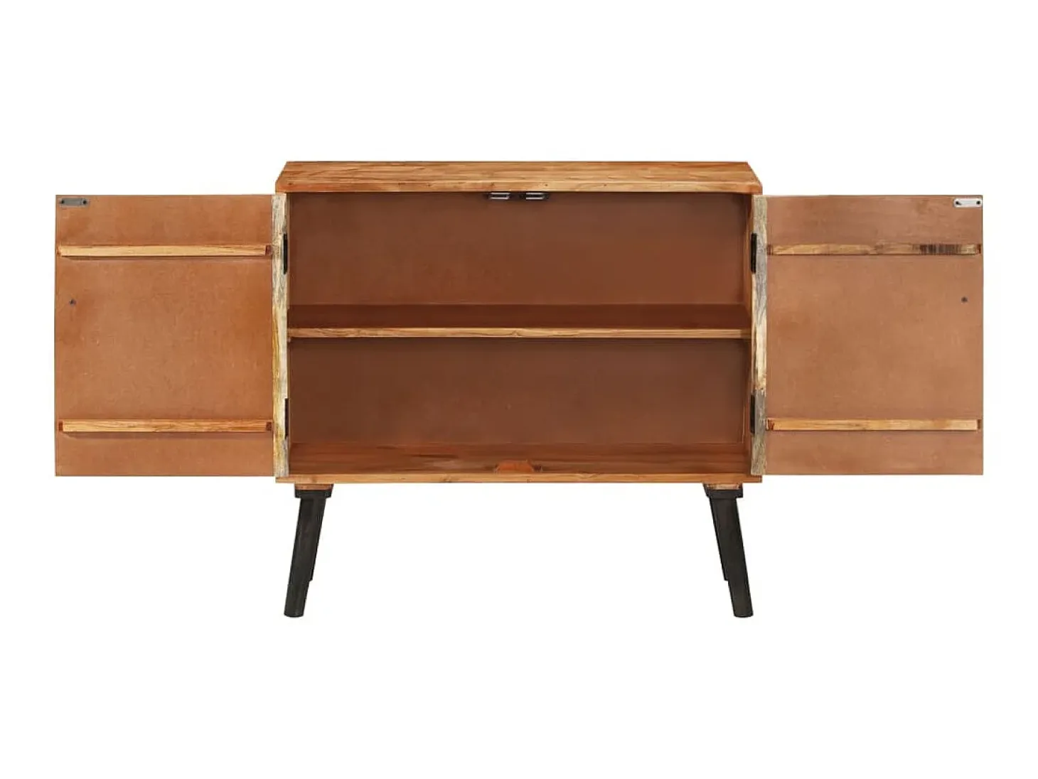Aparador de madera maciza de mango 85x30x75 cm ES17451